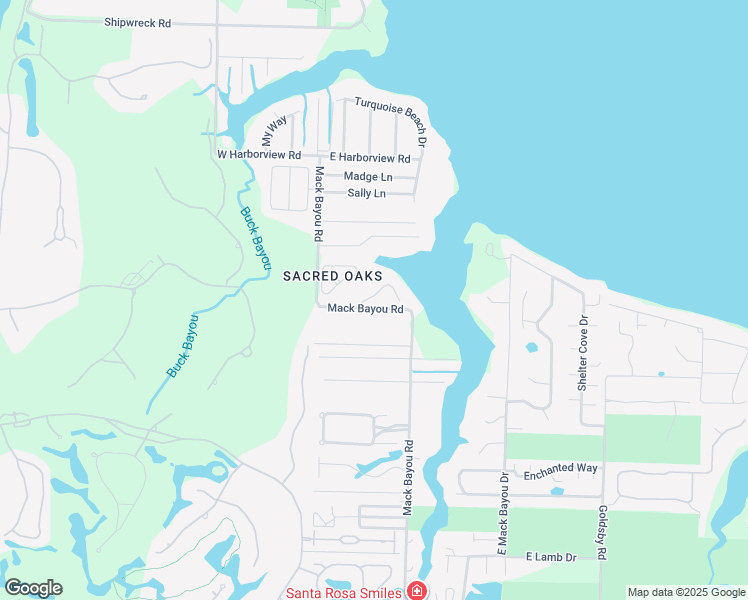 map of restaurants, bars, coffee shops, grocery stores, and more near 46 Beacon Point Drive in Santa Rosa Beach
