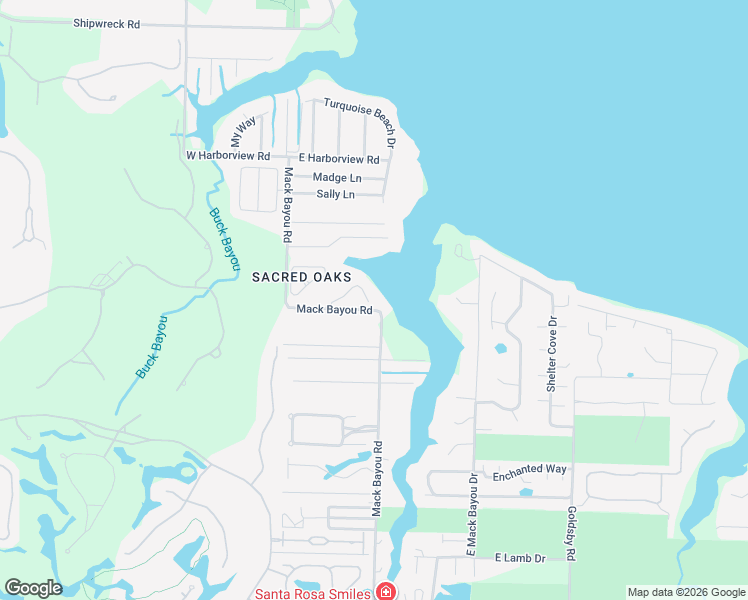 map of restaurants, bars, coffee shops, grocery stores, and more near 147 Beacon Point Drive in Santa Rosa Beach
