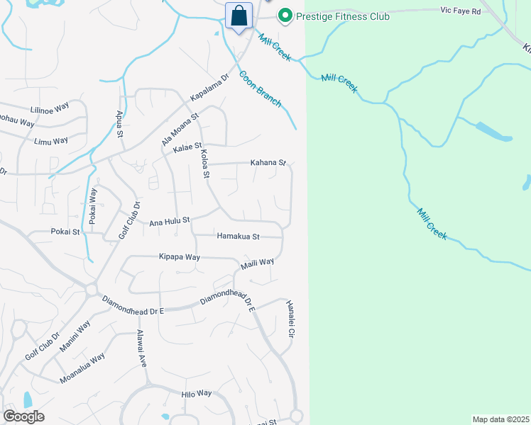 map of restaurants, bars, coffee shops, grocery stores, and more near 996 Muolea Court in Diamondhead