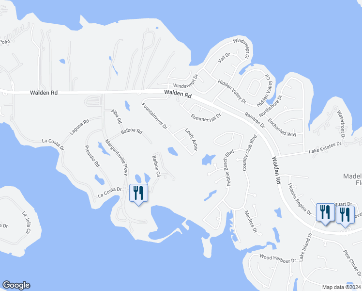 map of restaurants, bars, coffee shops, grocery stores, and more near 13707 Fountainview Drive in Montgomery