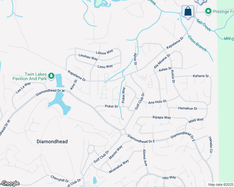 map of restaurants, bars, coffee shops, grocery stores, and more near 974 Kepuhi Ct in Diamondhead