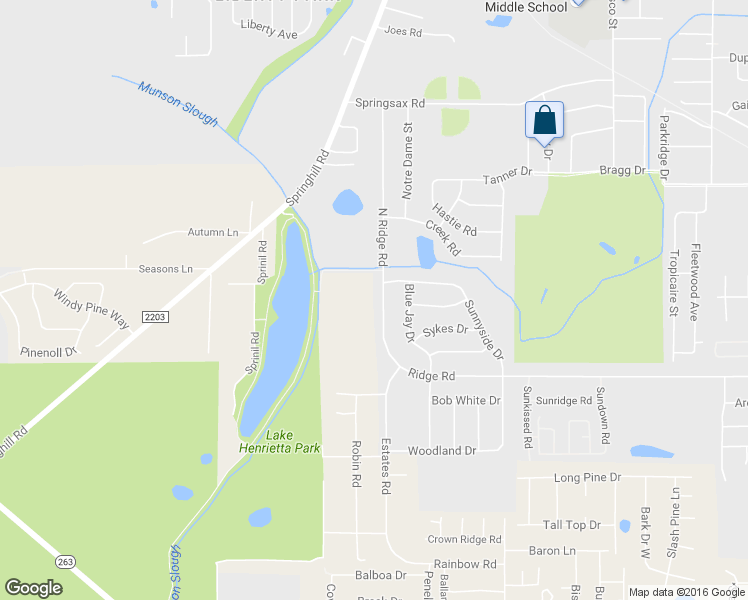 map of restaurants, bars, coffee shops, grocery stores, and more near 3408 North Ridge Road in Tallahassee