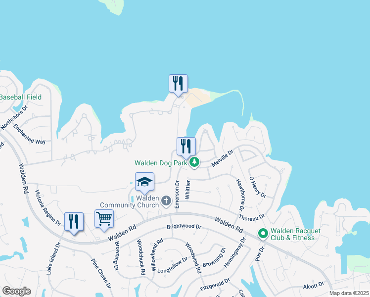 map of restaurants, bars, coffee shops, grocery stores, and more near 3907 Lakewood Drive in Montgomery