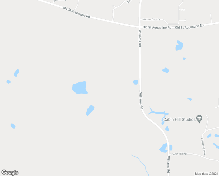 map of restaurants, bars, coffee shops, grocery stores, and more near 3400 Williams Road in Tallahassee