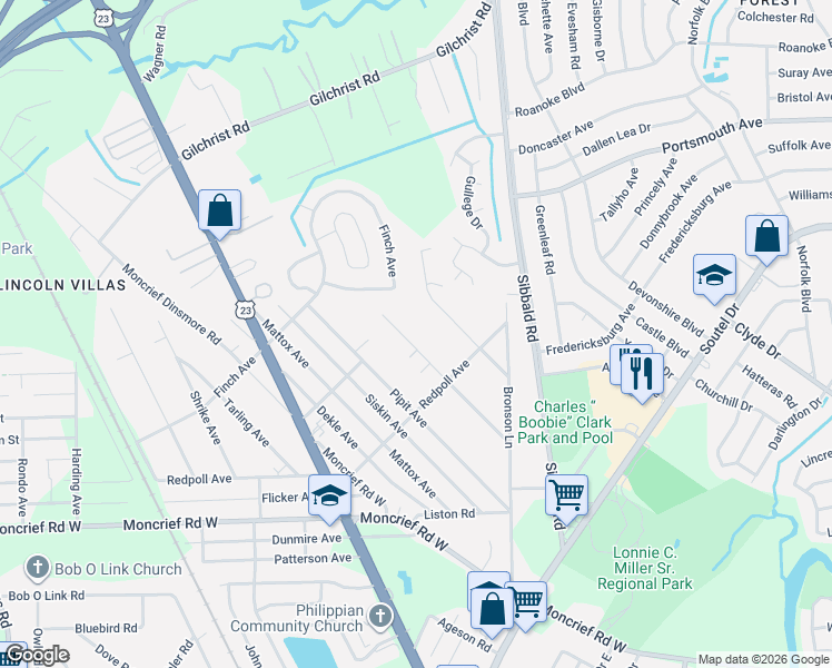 map of restaurants, bars, coffee shops, grocery stores, and more near 7957 Smart Avenue in Jacksonville