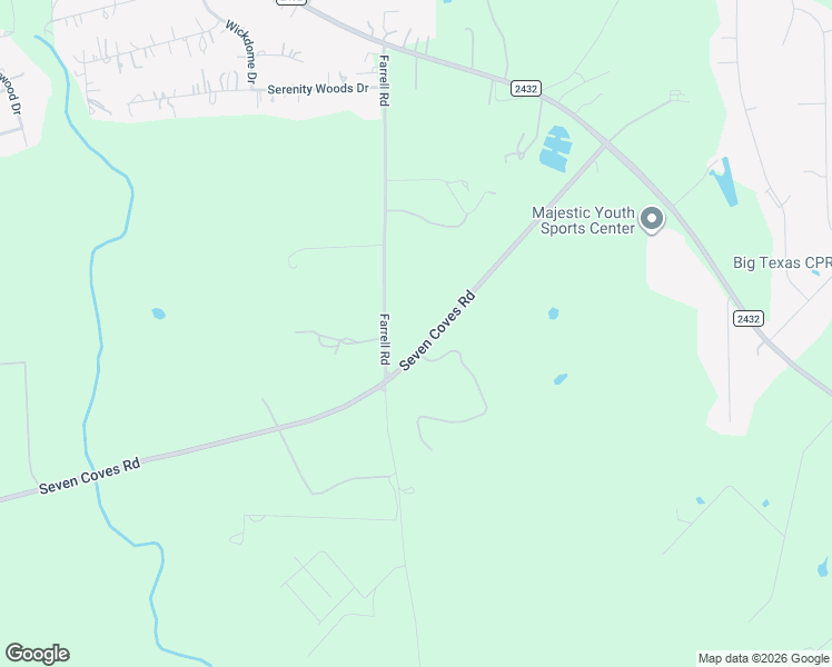 map of restaurants, bars, coffee shops, grocery stores, and more near 11900 Seven Coves Road in Willis