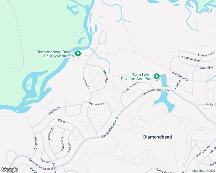 map of restaurants, bars, coffee shops, grocery stores, and more near 9553 Kolo Way in Diamondhead