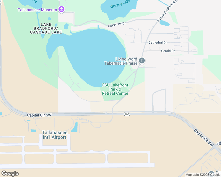 map of restaurants, bars, coffee shops, grocery stores, and more near 3226 Flastacowo Road in Tallahassee