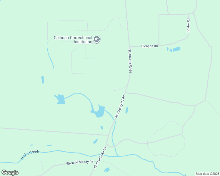 map of restaurants, bars, coffee shops, grocery stores, and more near 14622 County Road 69 in Blountstown