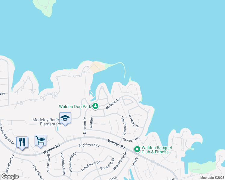 map of restaurants, bars, coffee shops, grocery stores, and more near 12050 Melville Drive in Montgomery