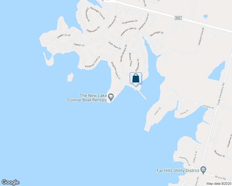 map of restaurants, bars, coffee shops, grocery stores, and more near 7041 Kingston Cove Lane in Willis