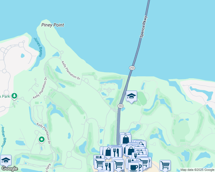 map of restaurants, bars, coffee shops, grocery stores, and more near 404 Kelly Plantation Drive in Destin
