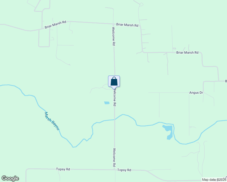 map of restaurants, bars, coffee shops, grocery stores, and more near 5635D Welcome Road in Lake Charles