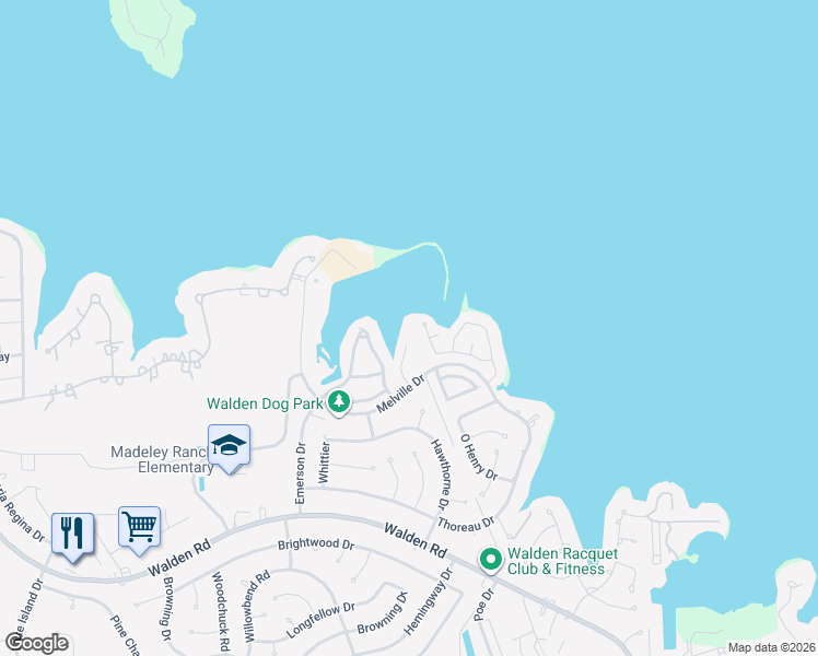 map of restaurants, bars, coffee shops, grocery stores, and more near 12050 Melville Drive in Montgomery