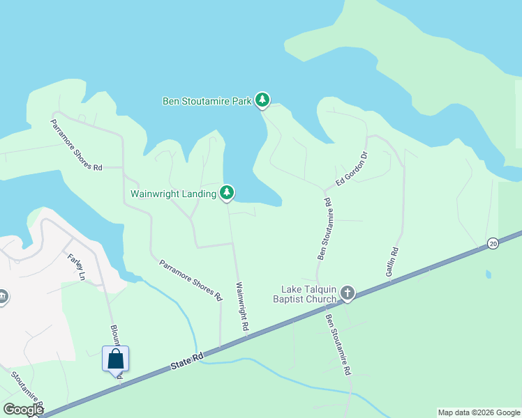 map of restaurants, bars, coffee shops, grocery stores, and more near 19690 Crows Lane in Tallahassee