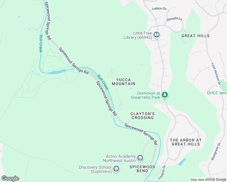 map of restaurants, bars, coffee shops, grocery stores, and more near 9106 Yucca Mountain Road in Austin