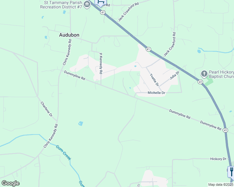 map of restaurants, bars, coffee shops, grocery stores, and more near 37265 Dummyline Road in Pearl River