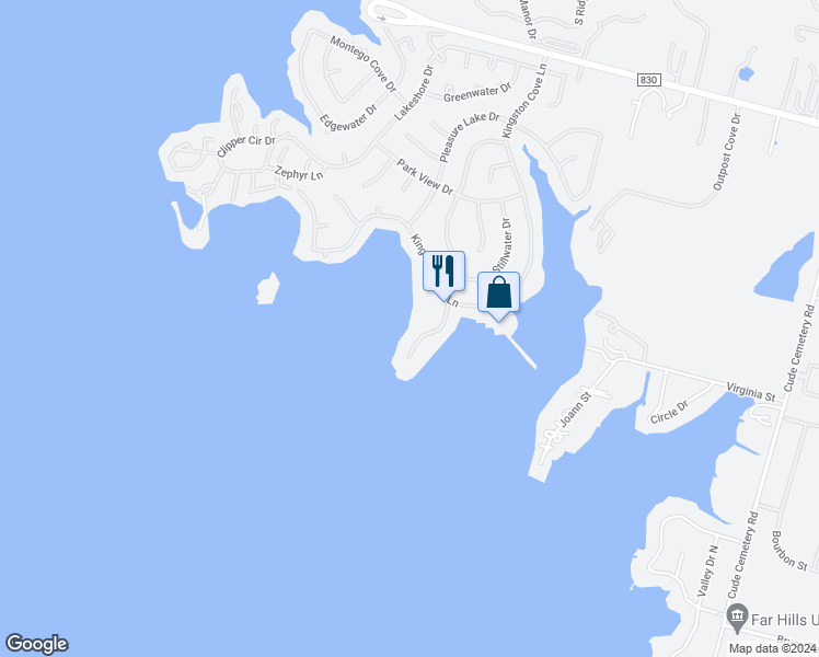 map of restaurants, bars, coffee shops, grocery stores, and more near 7037 Kingston Cove Lane in Willis