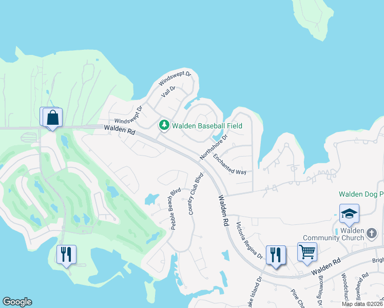 map of restaurants, bars, coffee shops, grocery stores, and more near 13413 Raintree Drive in Montgomery