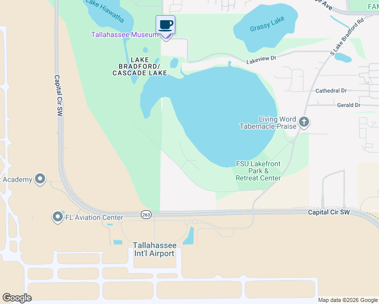 map of restaurants, bars, coffee shops, grocery stores, and more near 4026 Longleaf Court in Tallahassee