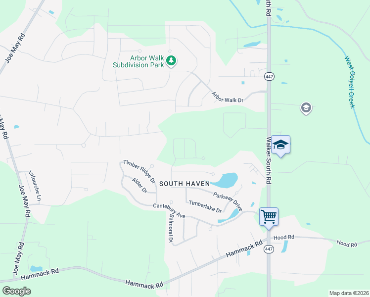 map of restaurants, bars, coffee shops, grocery stores, and more near 13786 Shady Hollow Drive in Denham Springs