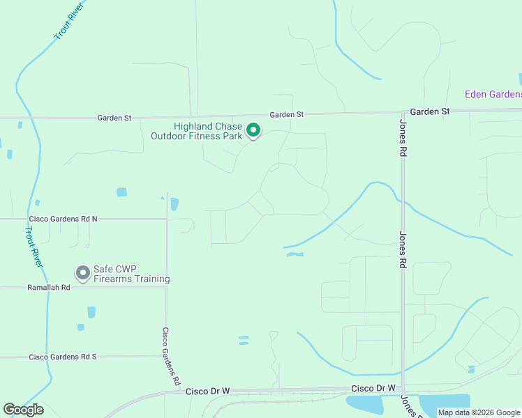 map of restaurants, bars, coffee shops, grocery stores, and more near 10911 Cisco Gardens Road North in Jacksonville