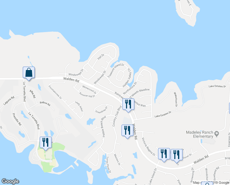 map of restaurants, bars, coffee shops, grocery stores, and more near 13433 Raintree Drive in Montgomery