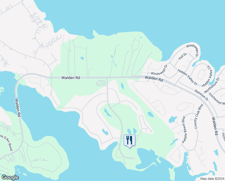 map of restaurants, bars, coffee shops, grocery stores, and more near 25 Alba Road in Montgomery