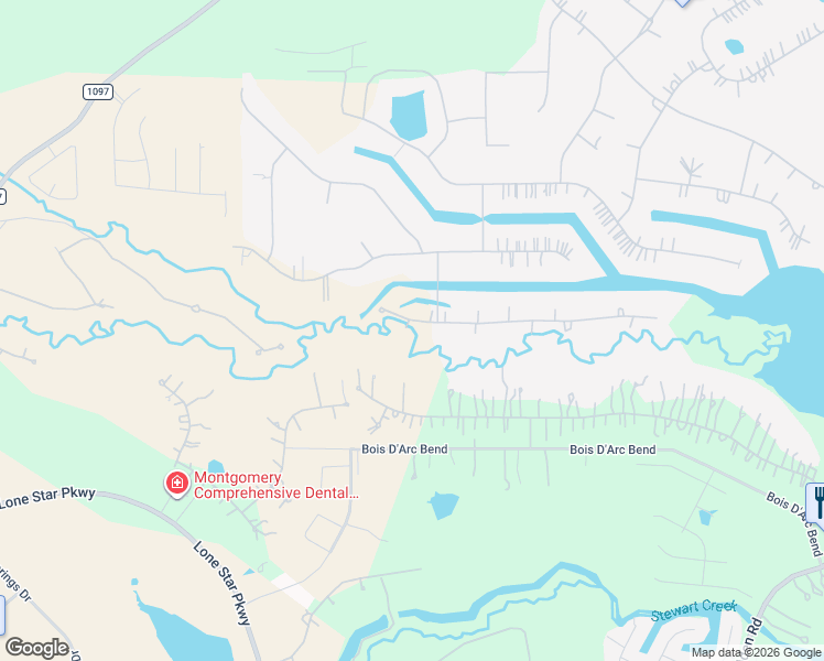 map of restaurants, bars, coffee shops, grocery stores, and more near 11690 Renaissance Drive in Montgomery