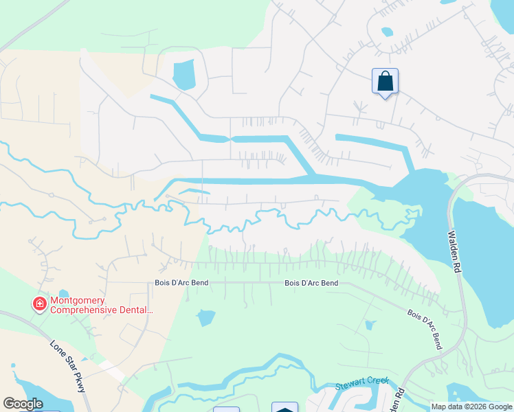 map of restaurants, bars, coffee shops, grocery stores, and more near 11604 Renaissance Drive in Montgomery