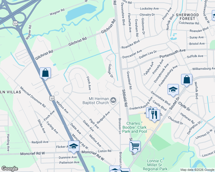 map of restaurants, bars, coffee shops, grocery stores, and more near 8372 Tubman Court in Jacksonville