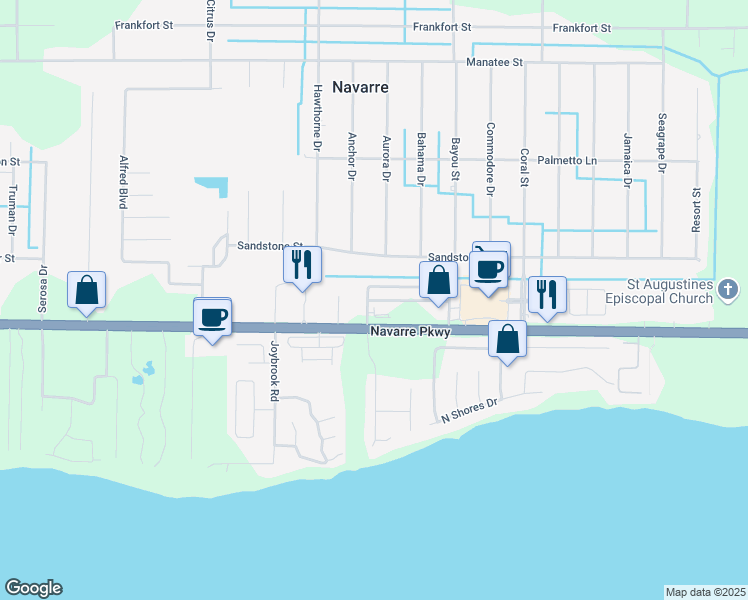 map of restaurants, bars, coffee shops, grocery stores, and more near 7468 Autumn Trace Blvd in Santa Rosa