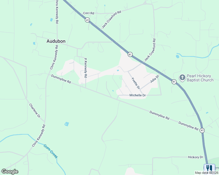 map of restaurants, bars, coffee shops, grocery stores, and more near 67090 Labiche Lane in Pearl River