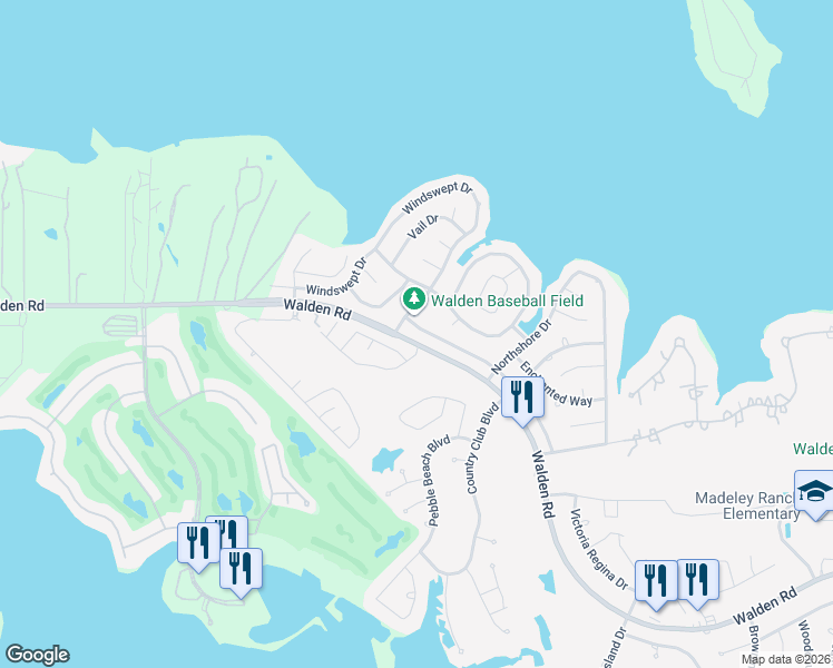 map of restaurants, bars, coffee shops, grocery stores, and more near 13529 Raintree Drive in Montgomery