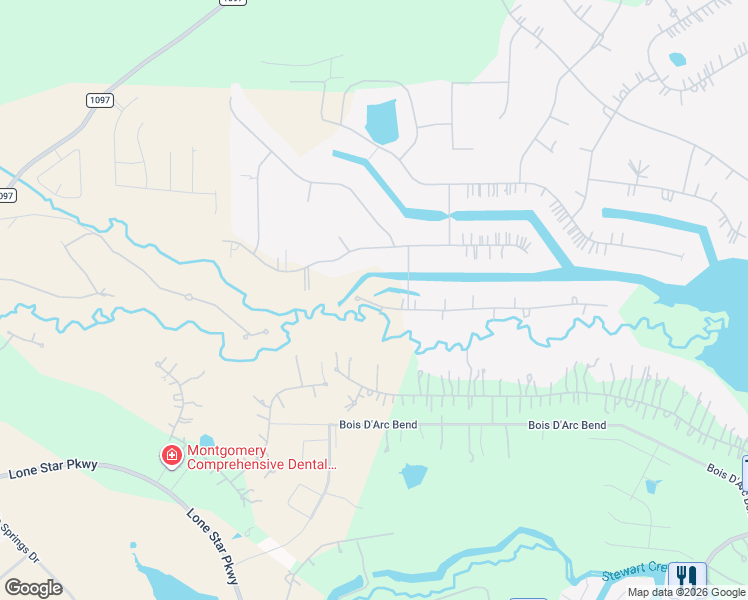 map of restaurants, bars, coffee shops, grocery stores, and more near 11690 Renaissance Drive in Montgomery