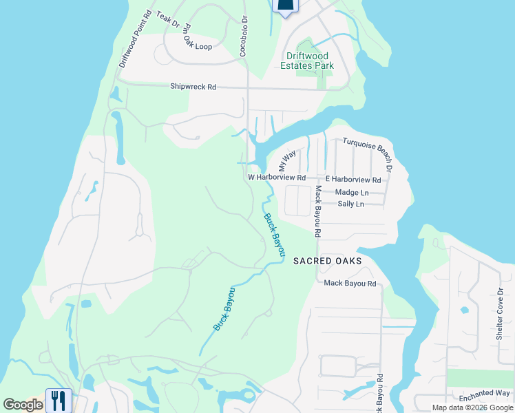 map of restaurants, bars, coffee shops, grocery stores, and more near 3563 Preserve Drive in Miramar Beach