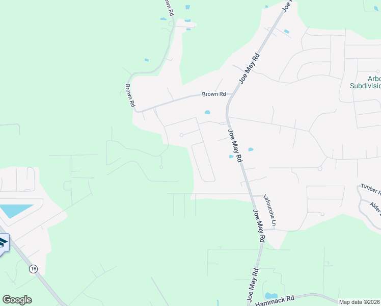 map of restaurants, bars, coffee shops, grocery stores, and more near 23239 Joe May Road in Denham Springs