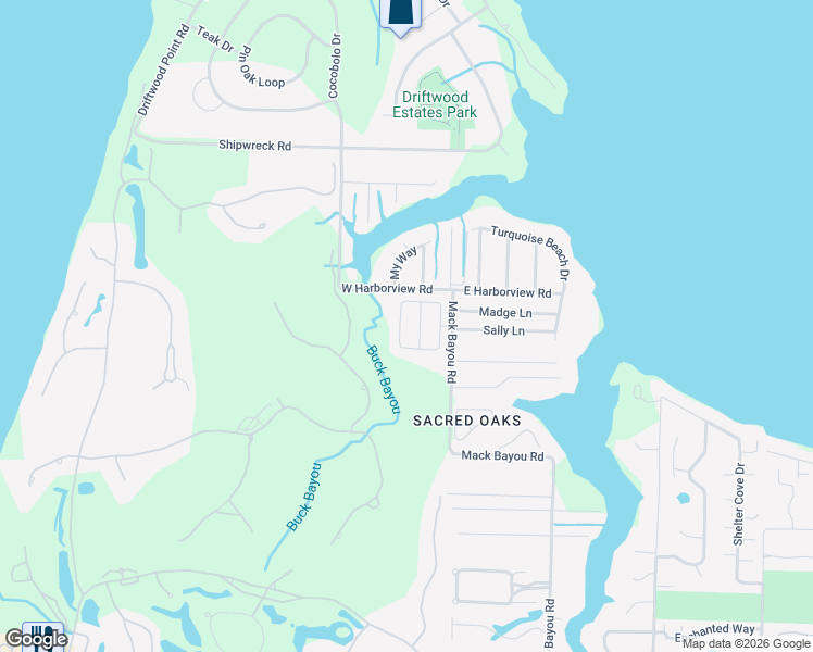 map of restaurants, bars, coffee shops, grocery stores, and more near 201 Beacon Way in Santa Rosa Beach