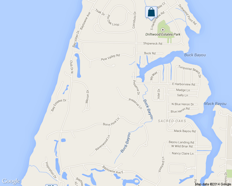 map of restaurants, bars, coffee shops, grocery stores, and more near 3594 Preserve Lane in Miramar Beach