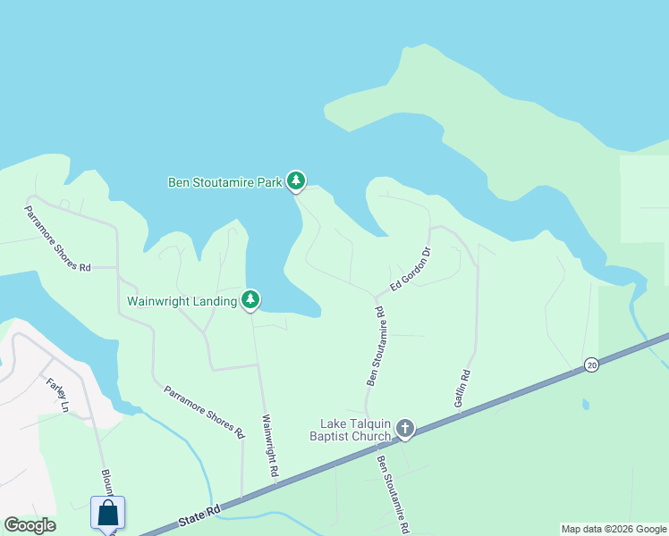 map of restaurants, bars, coffee shops, grocery stores, and more near 2890 Ben Stoutamire Road in Tallahassee