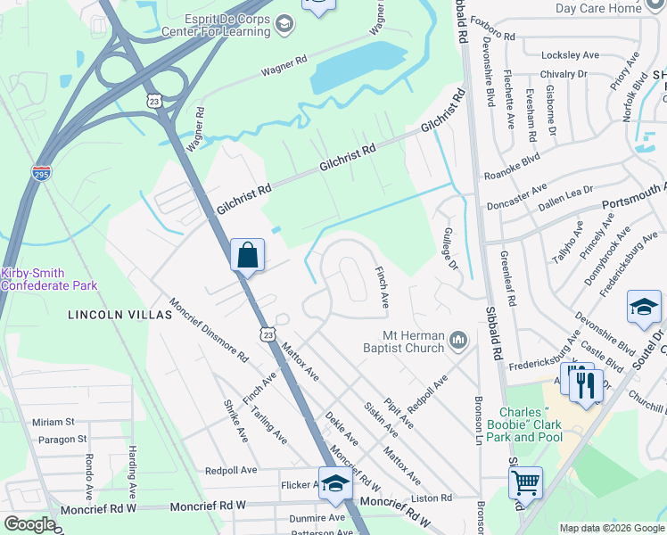 map of restaurants, bars, coffee shops, grocery stores, and more near 5626 Sophist Drive in Jacksonville