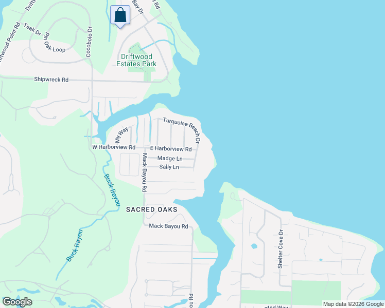 map of restaurants, bars, coffee shops, grocery stores, and more near 251 East Harborview Road in Santa Rosa Beach