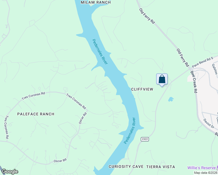 map of restaurants, bars, coffee shops, grocery stores, and more near 1321 Likeness Road in Spicewood