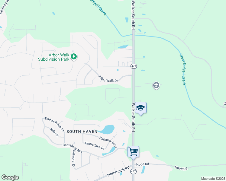 map of restaurants, bars, coffee shops, grocery stores, and more near 13700 Ridgecrest Drive in Denham Springs