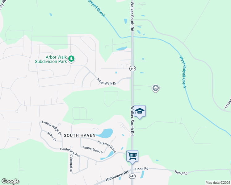map of restaurants, bars, coffee shops, grocery stores, and more near 13700 Ridgecrest Drive in Denham Springs
