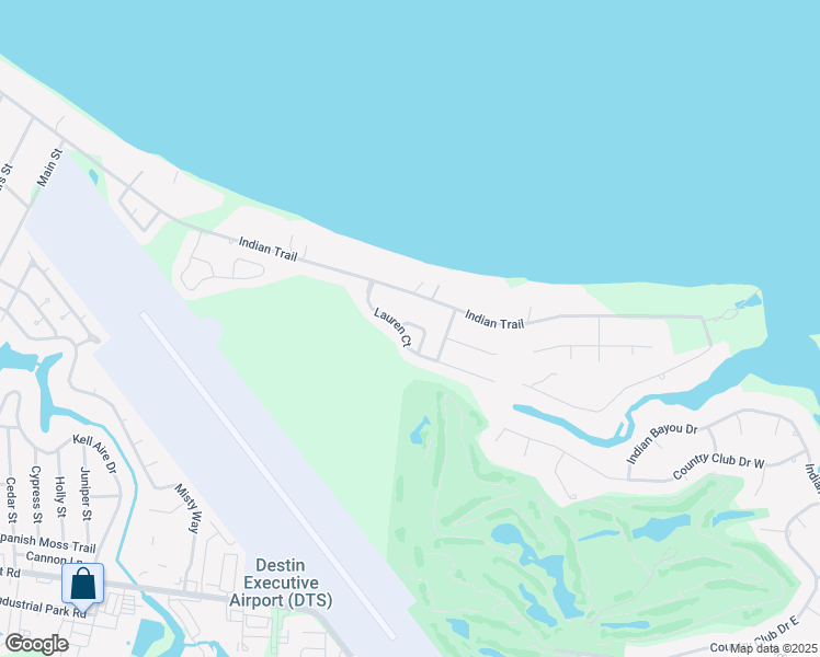 map of restaurants, bars, coffee shops, grocery stores, and more near 349 Louise Circle in Destin