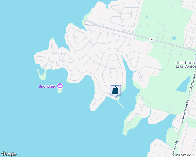 map of restaurants, bars, coffee shops, grocery stores, and more near 7086 Kingston Cove Lane in Willis