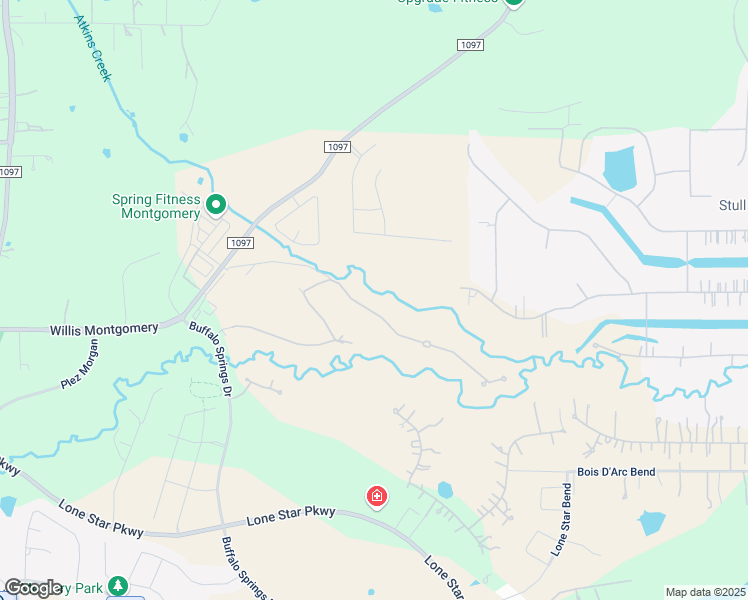 map of restaurants, bars, coffee shops, grocery stores, and more near 153 Peninsula Point Drive in Montgomery