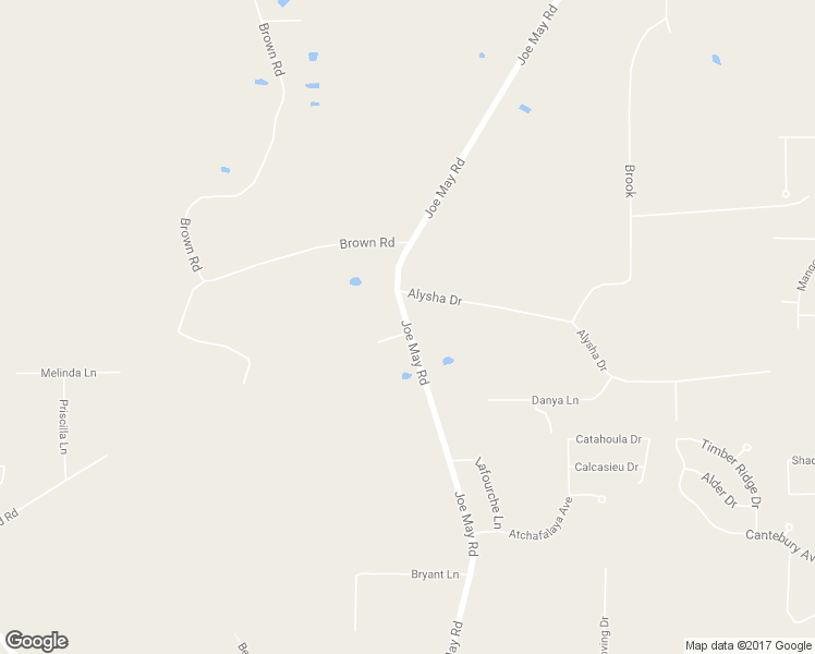 map of restaurants, bars, coffee shops, grocery stores, and more near 23353 Joe May Road in Denham Springs