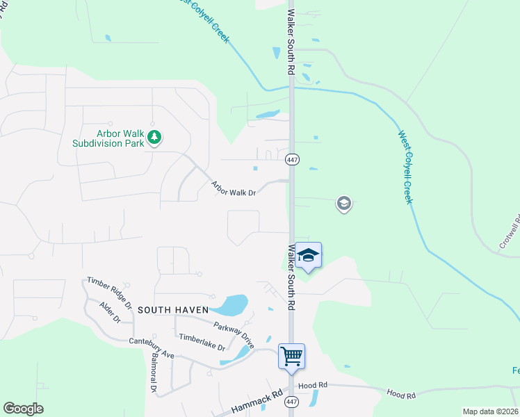 map of restaurants, bars, coffee shops, grocery stores, and more near 13700 Ridgecrest Drive in Denham Springs